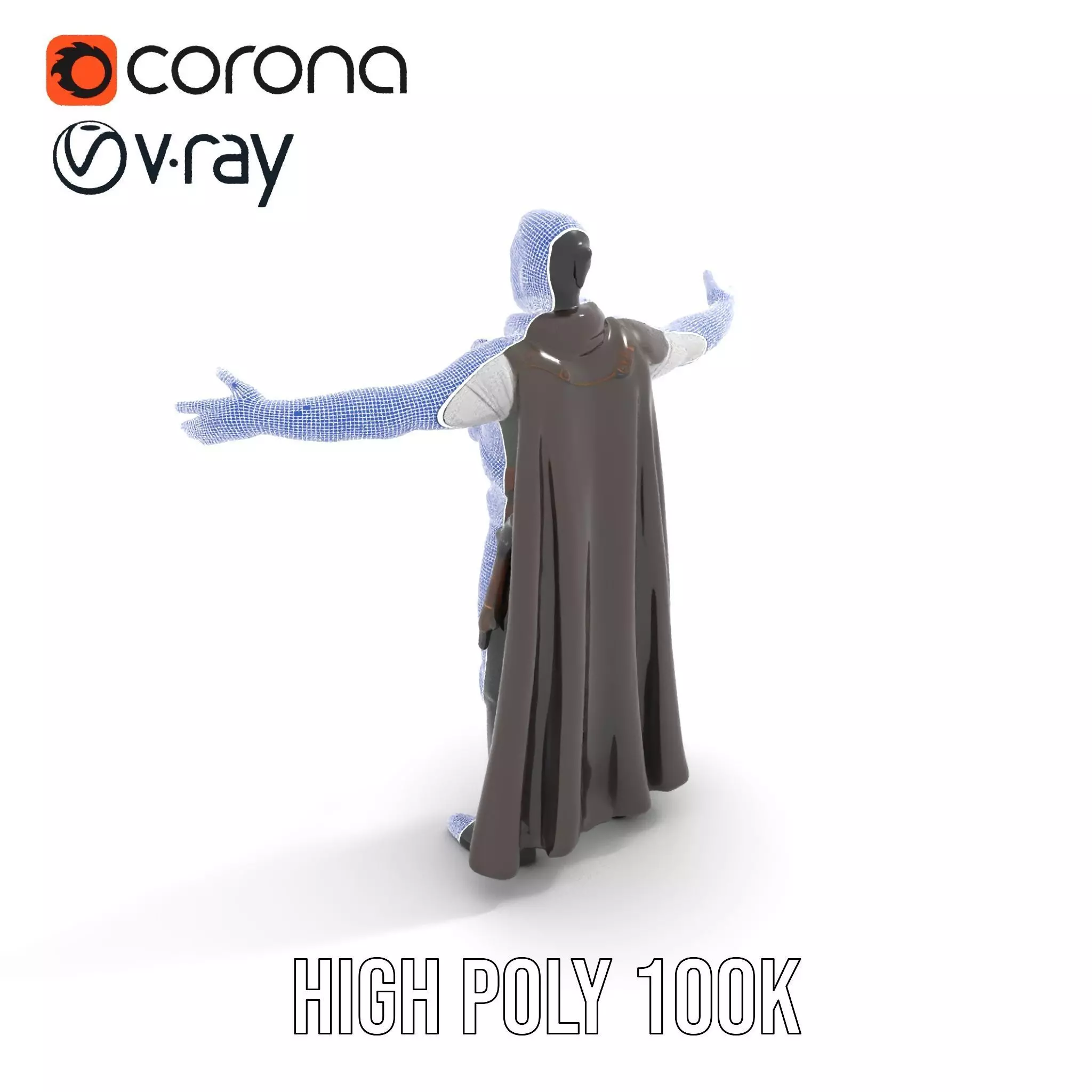 Medieval Warrior Attire model pack Low-poly 3D model_29
