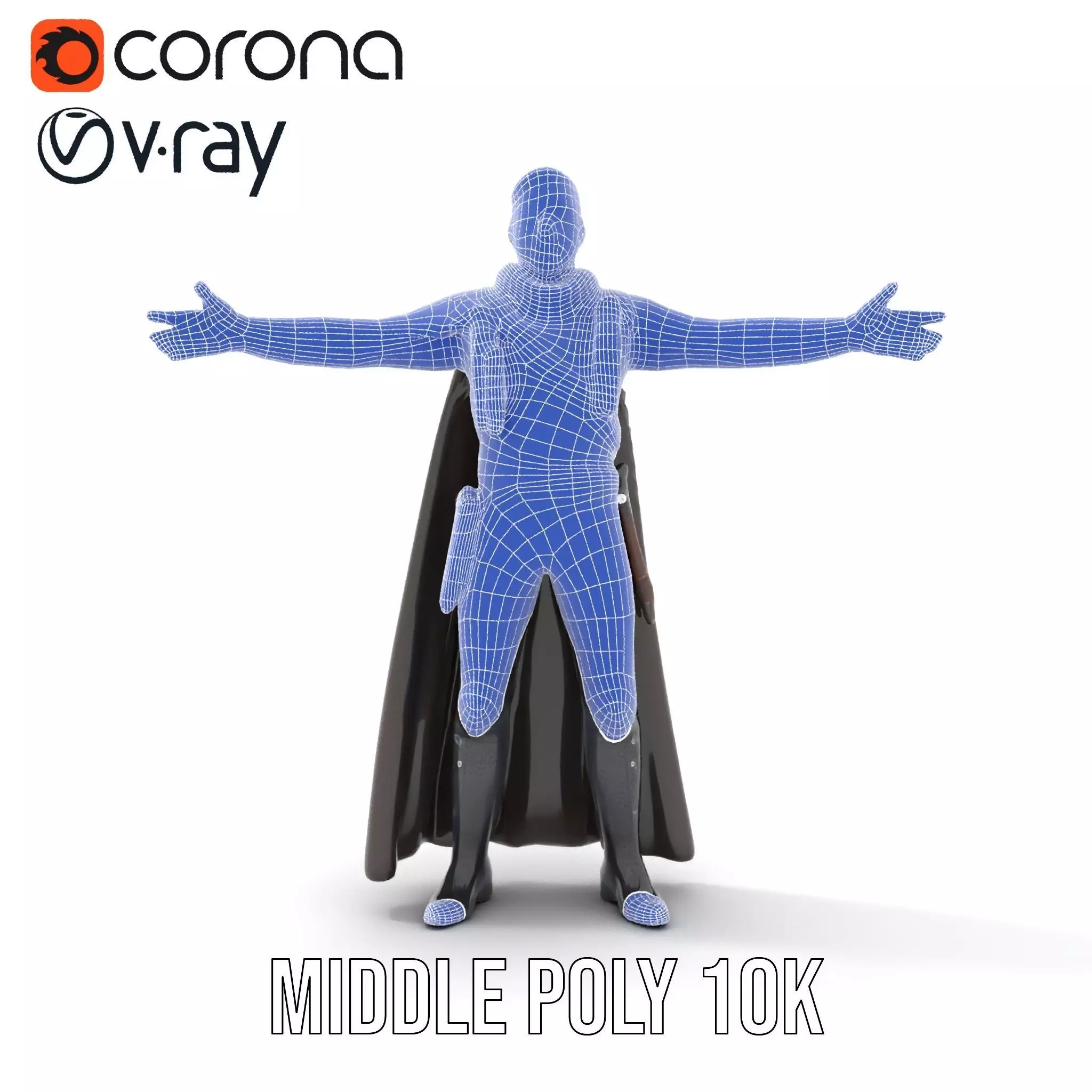 Medieval Warrior Attire model pack Low-poly 3D model_27