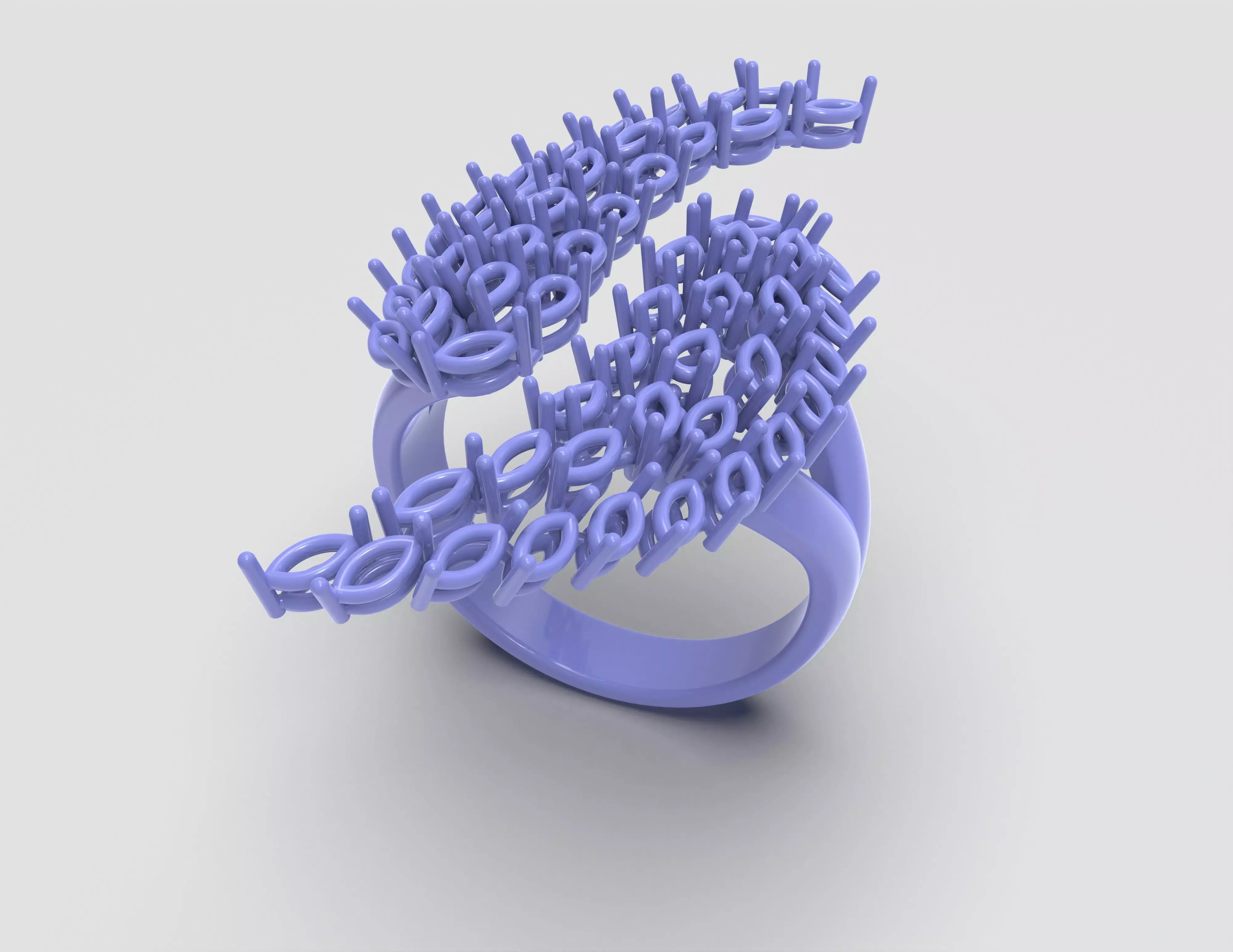 Aurelia Wing Ring 3D print model_17