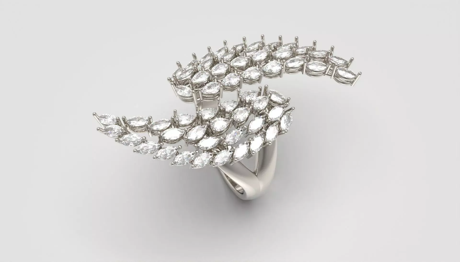 Aurelia Wing Ring 3D print model_5