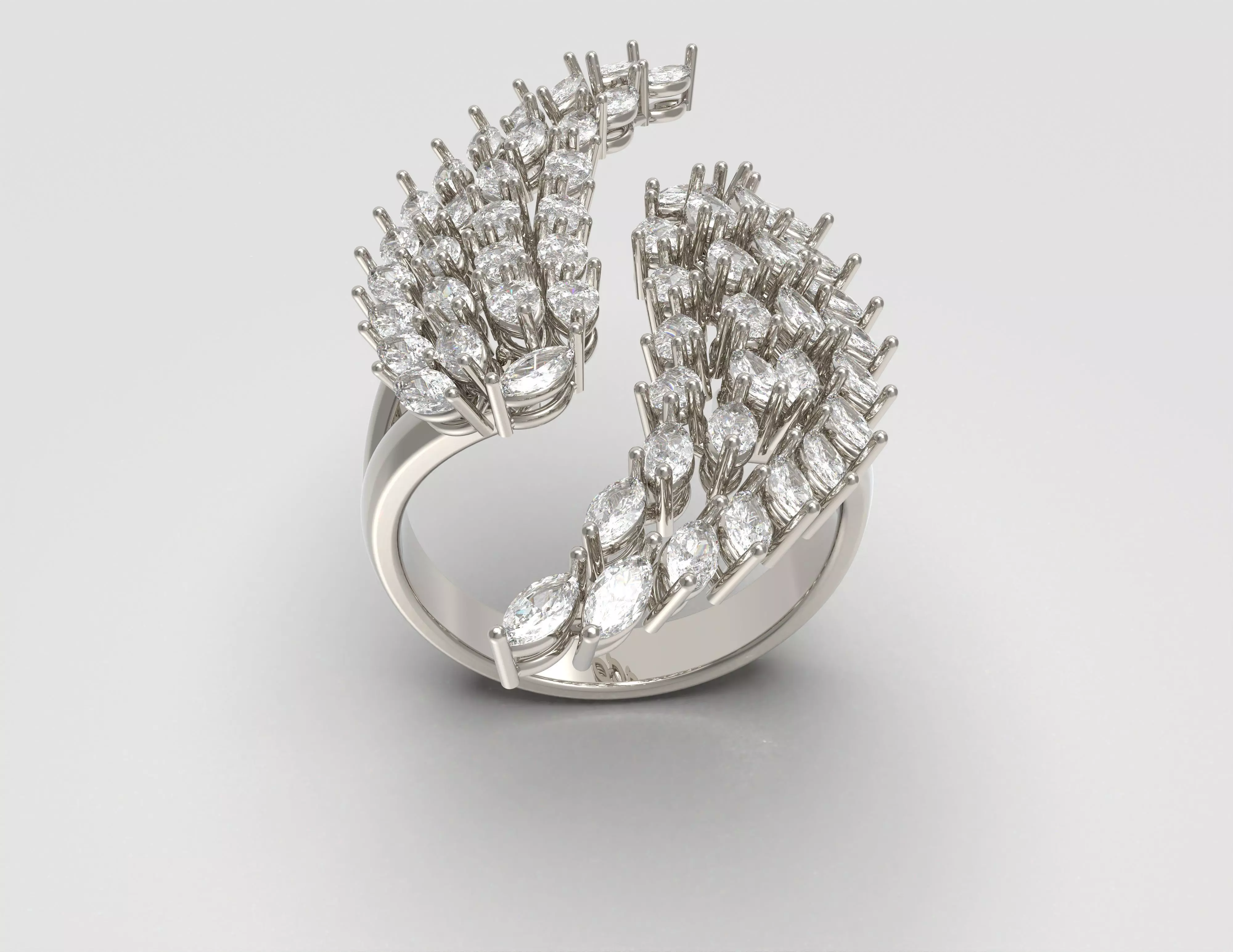 Aurelia Wing Ring 3D print model_11