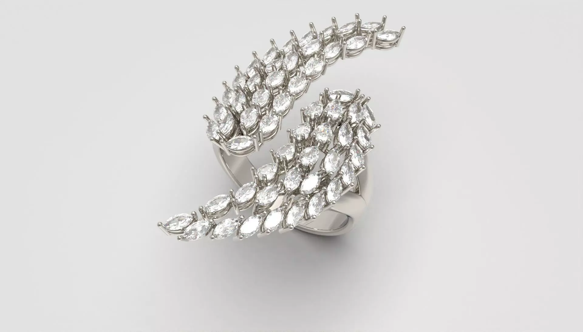 Aurelia Wing Ring 3D print model_6