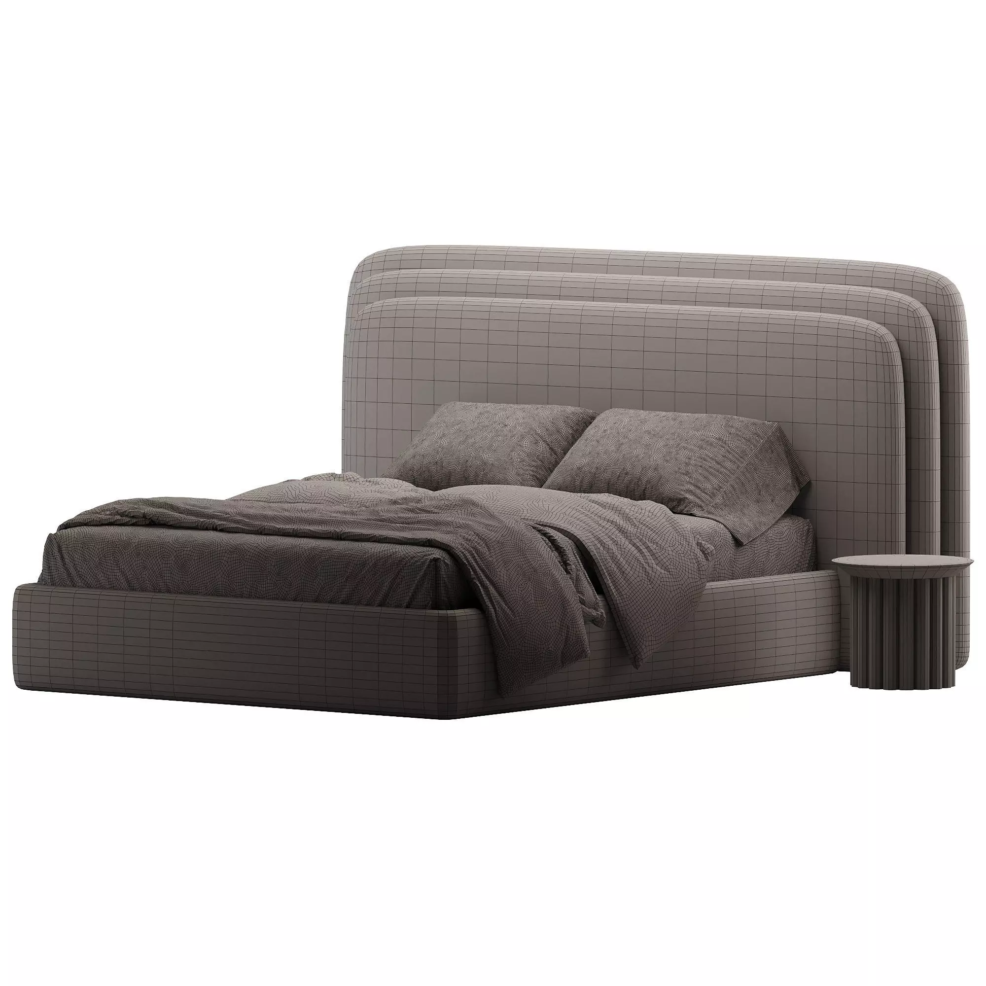 Voyage Royal BED Low-poly 3D model_2