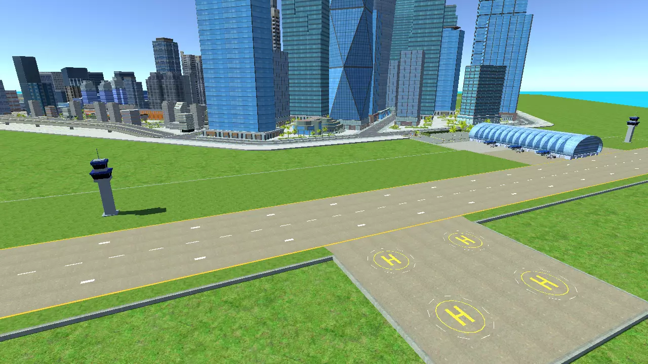 Mega City For Mobile Game Low-poly 3D model_12