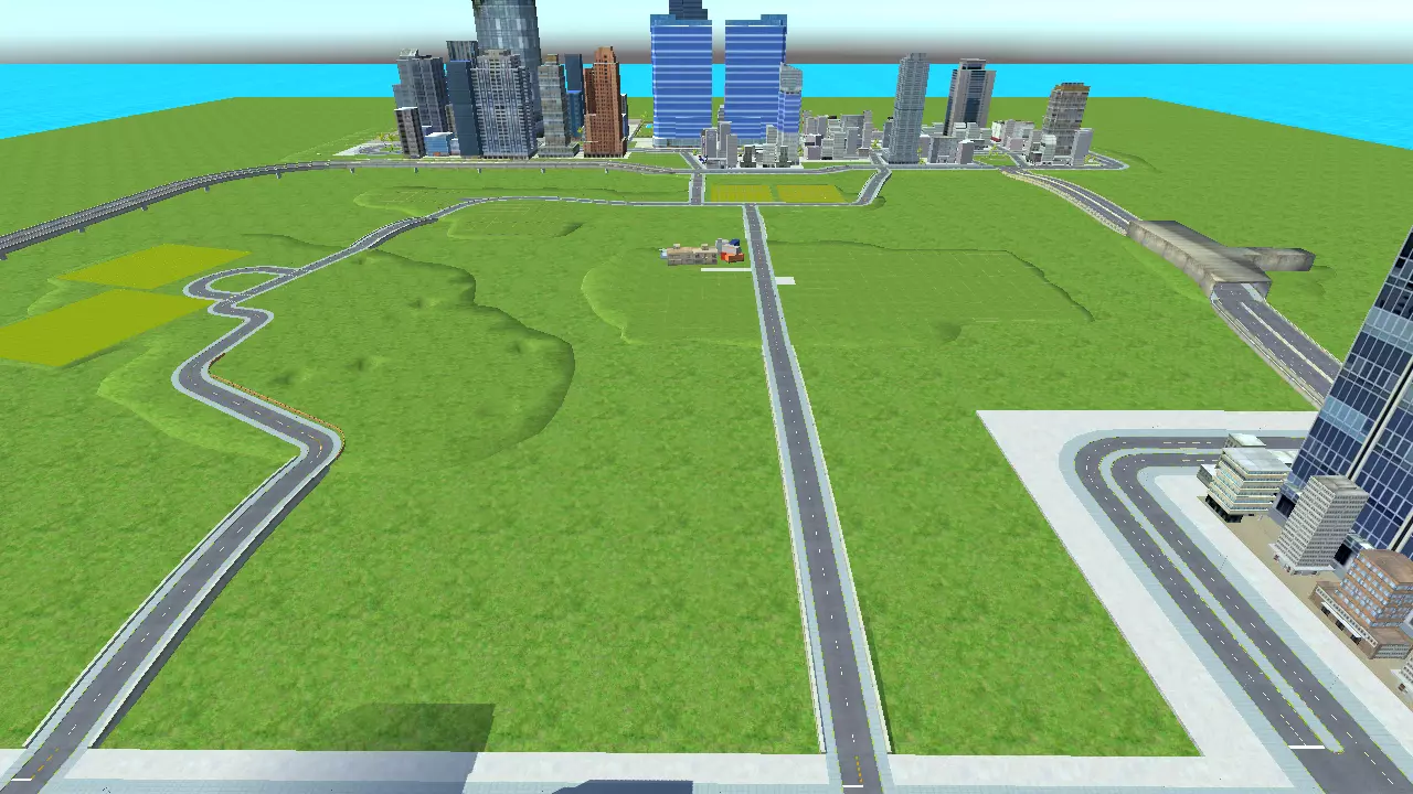 Mega City For Mobile Game Low-poly 3D model_15