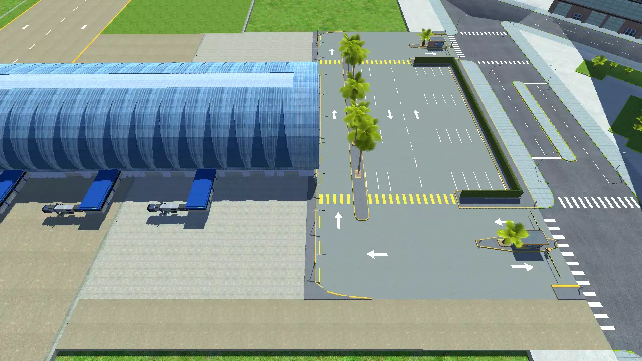 Mega City For Mobile Game Low-poly 3D model_14