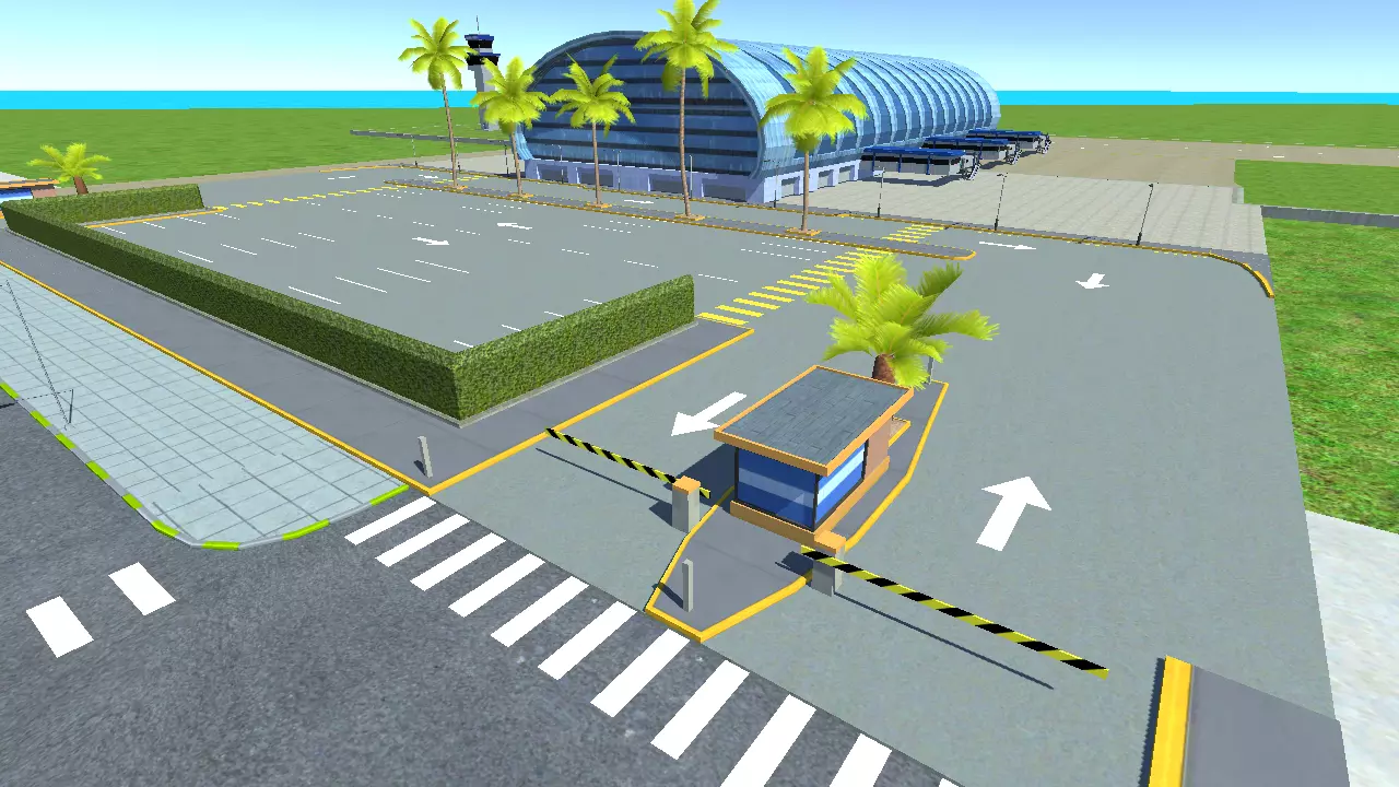 Mega City For Mobile Game Low-poly 3D model_13