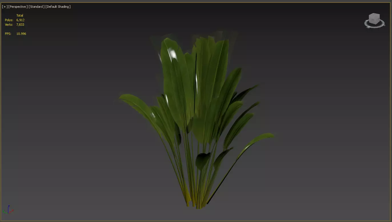 Modern Concrete Planter Bench 3D model_9