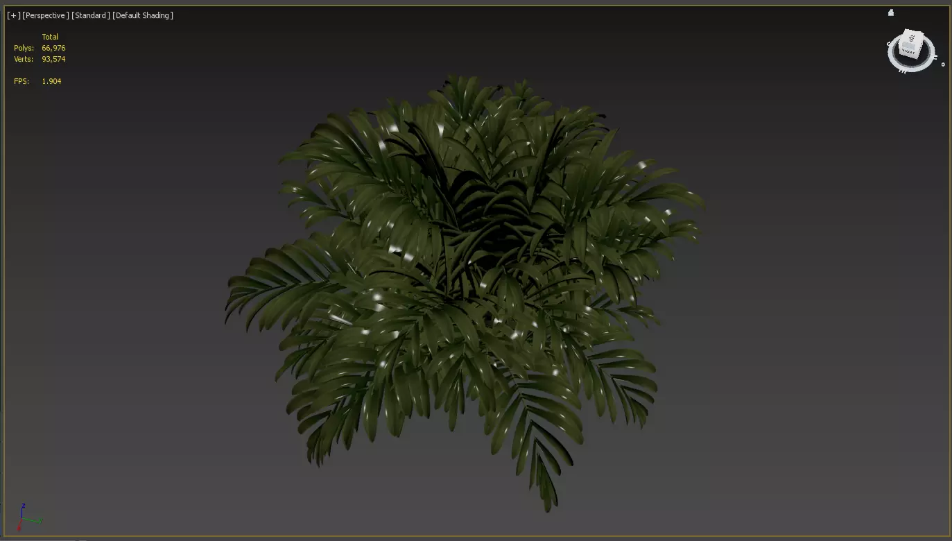 Modern Concrete Planter Bench 3D model_10