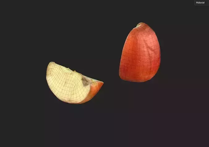 Apple M18 Low-poly 3D model 2