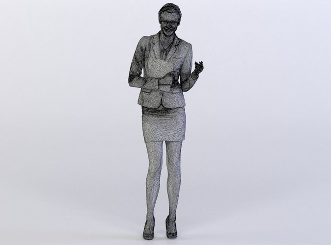 Stephanie 0390 Woman holding a tablet