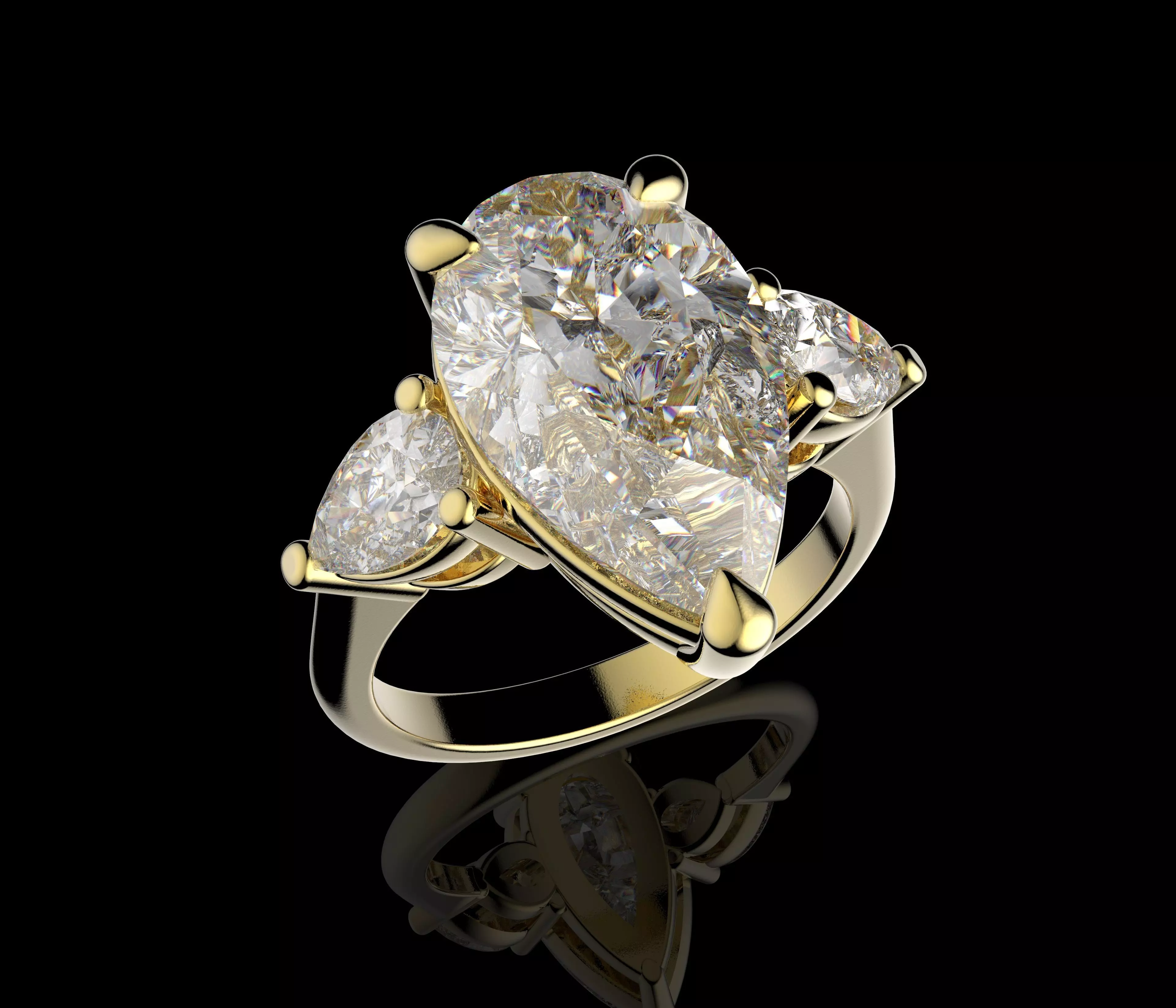 Gold N1582 3D print model_6