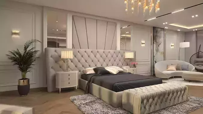 master bedroom and dressing