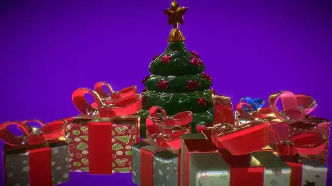 Christmas Tree and Presents
