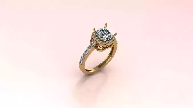 Solitaire Ring Jewelry model - for Her
