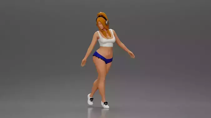 Girl embracing freedom rhythm grace and herself fully