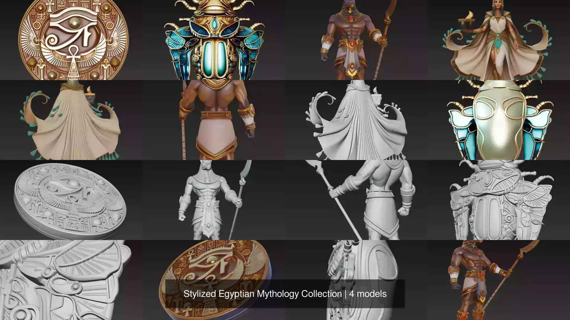 Stylized Egyptian Mythology Collection _0