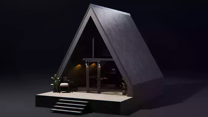 A-frame Barn House