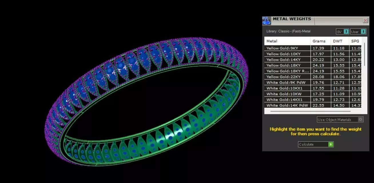 Bracelets 3D print model_4