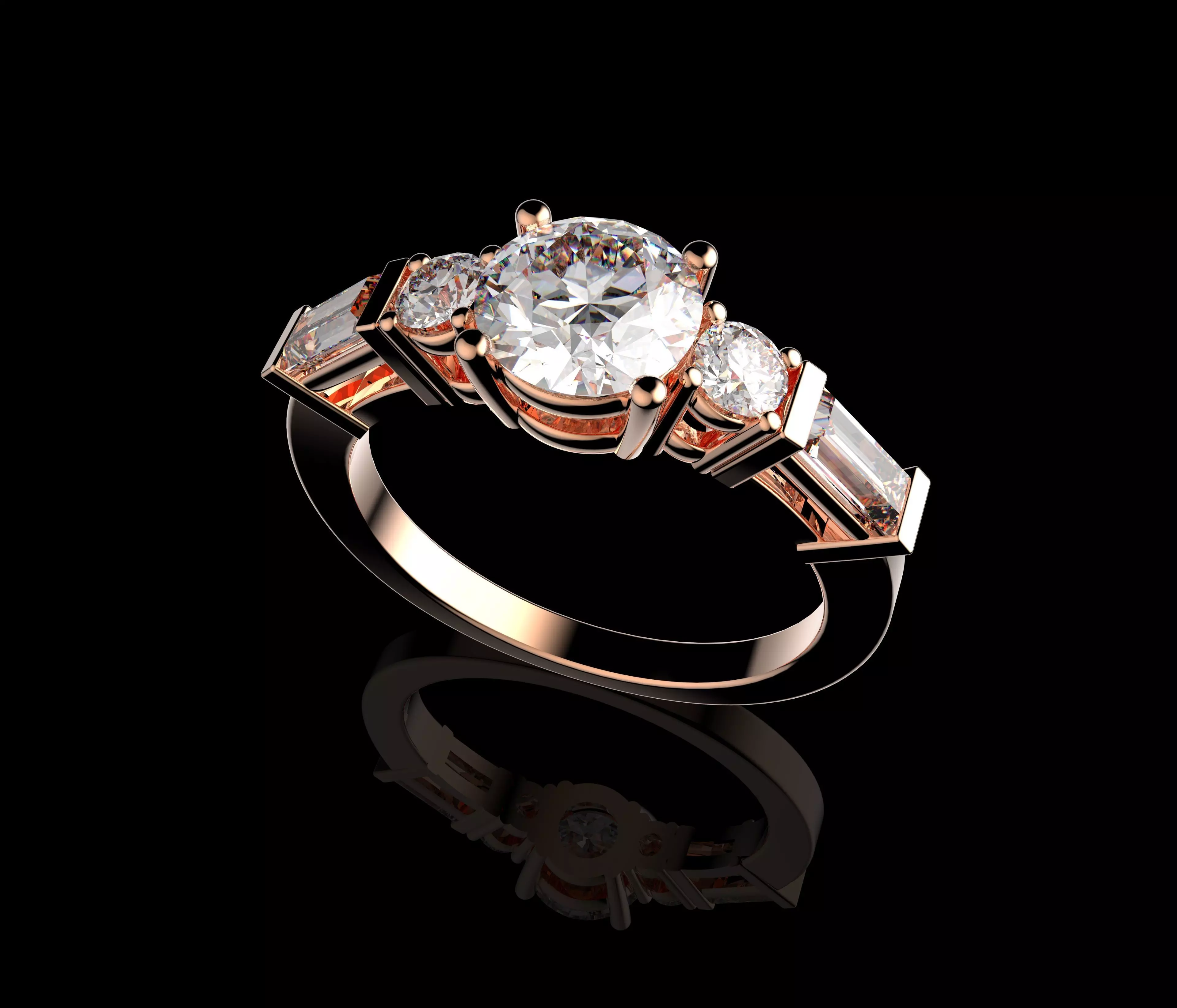 Gold N1583 3D print model_5