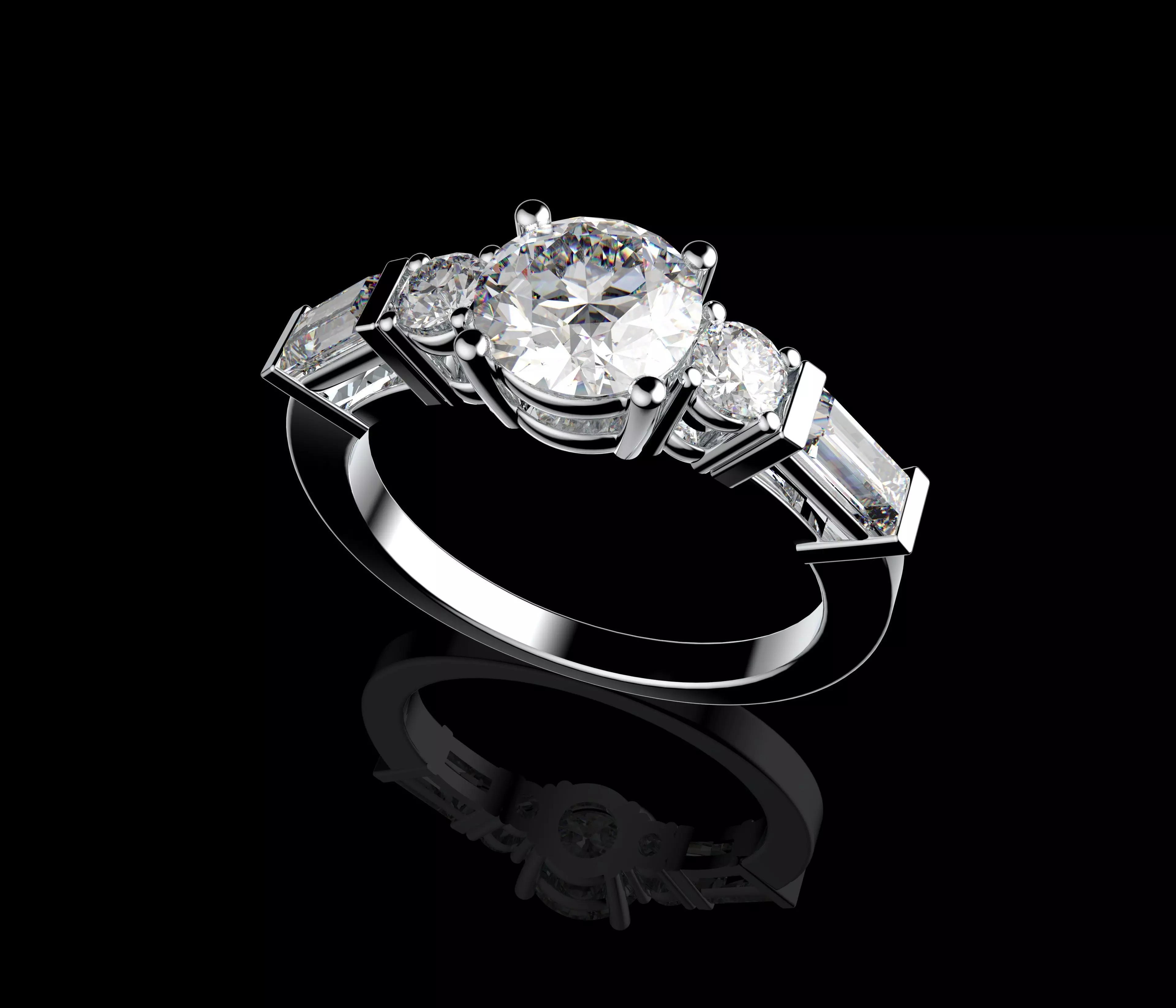 Gold N1583 3D print model_4