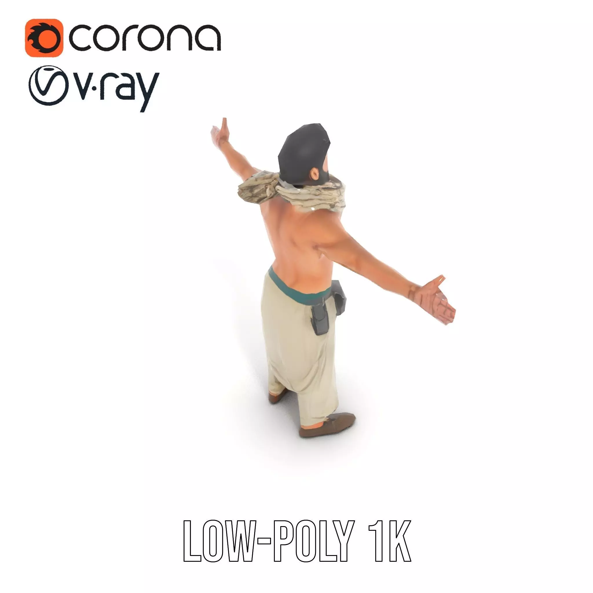 Desert Explorer model pack Low-poly 3D model_26