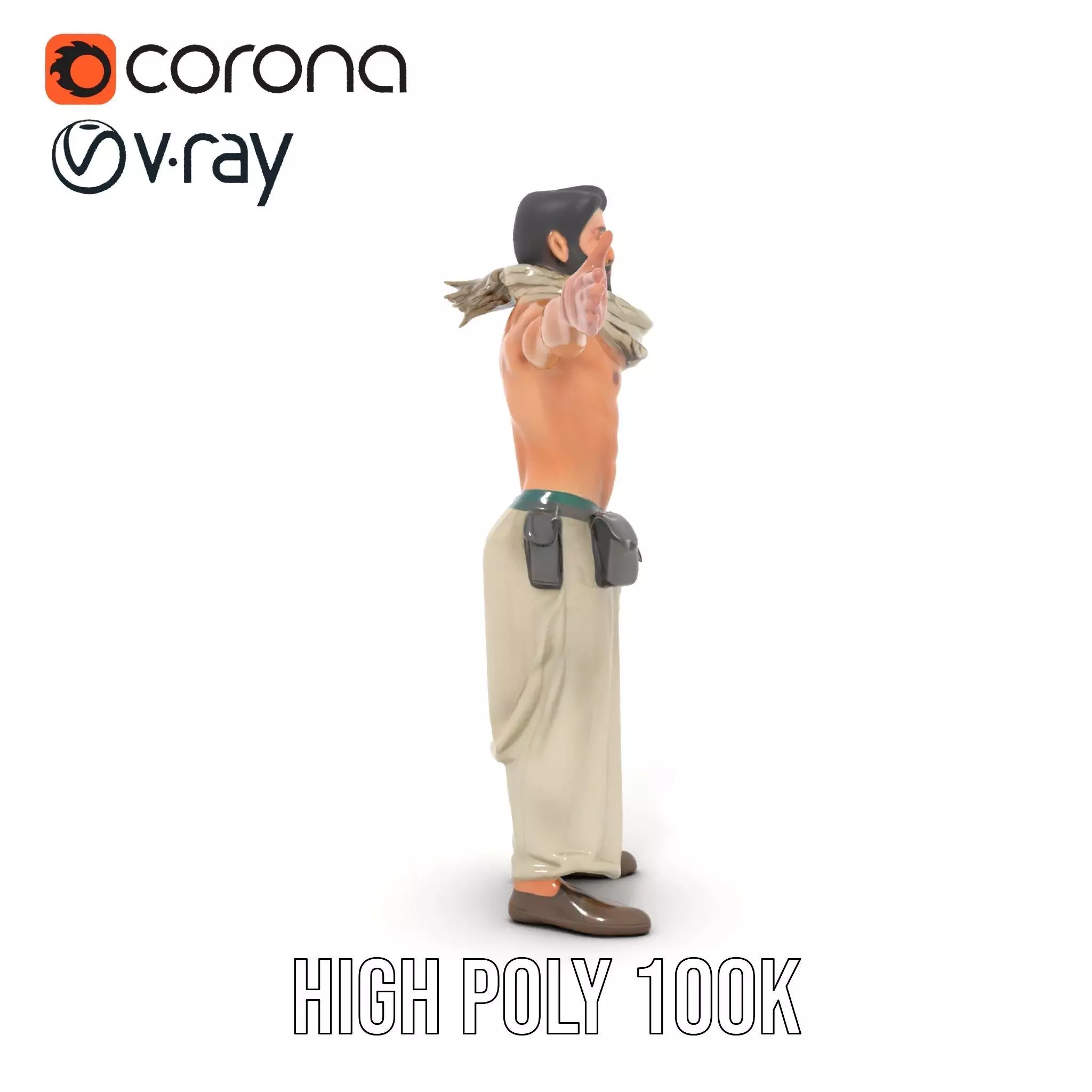 Desert Explorer model pack Low-poly 3D model_15