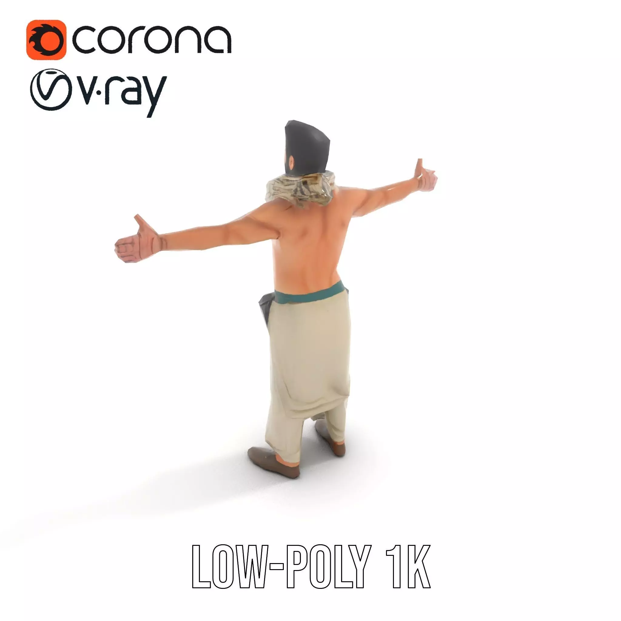 Desert Explorer model pack Low-poly 3D model_14