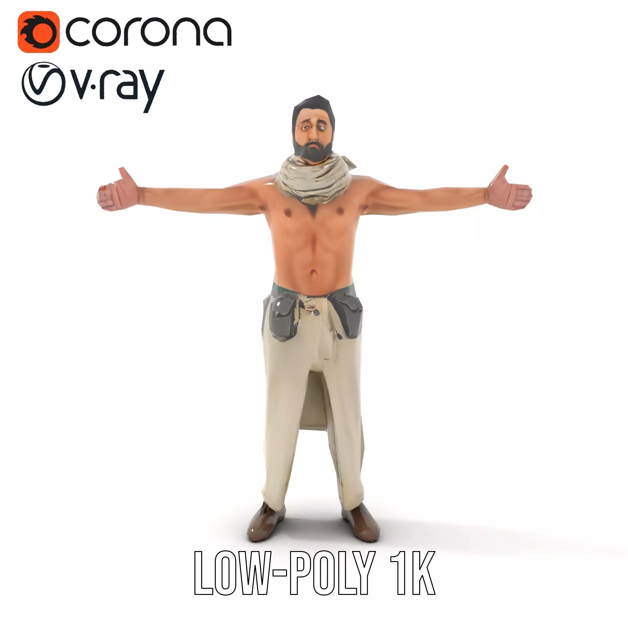 Desert Explorer model pack Low-poly 3D model_17