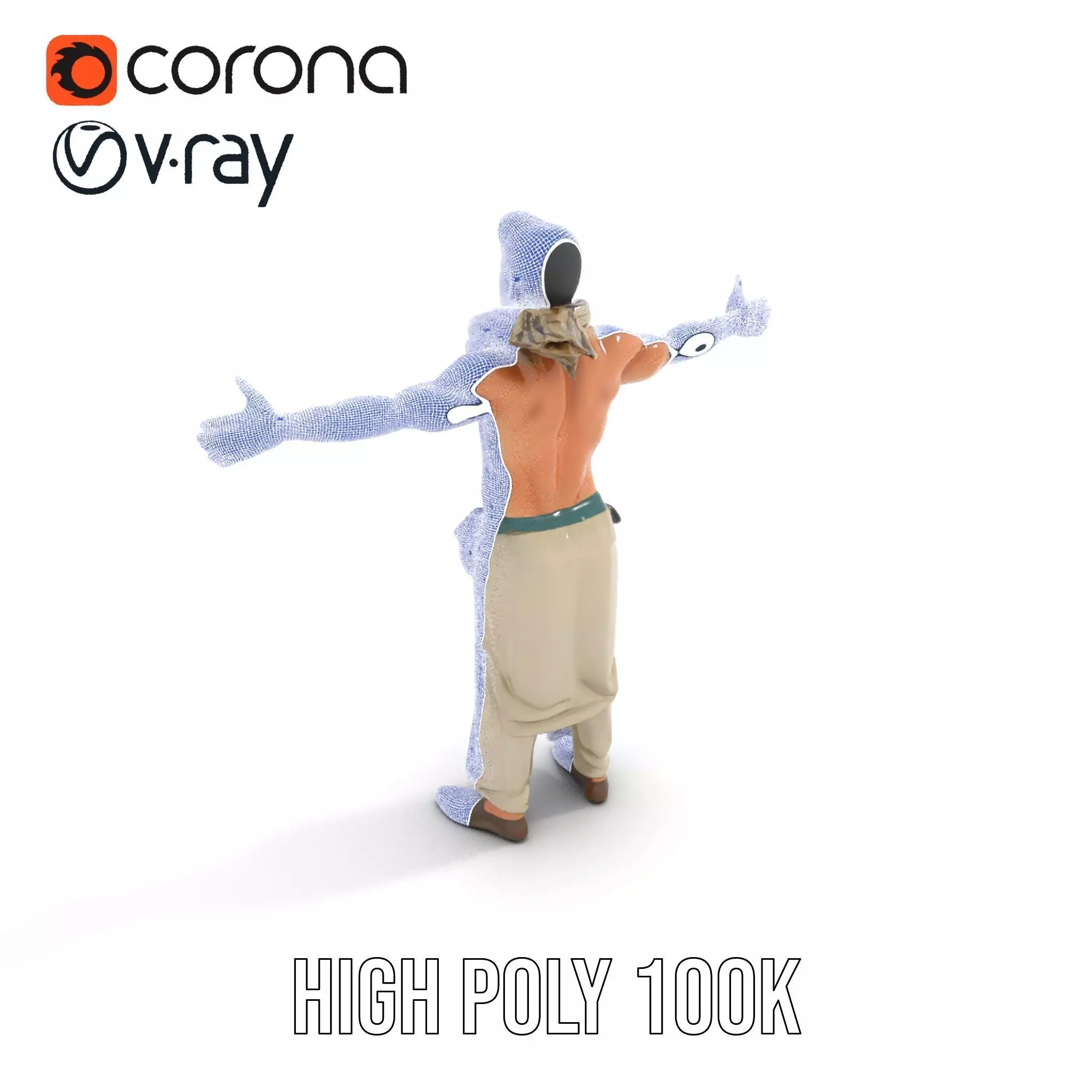 Desert Explorer model pack Low-poly 3D model_34