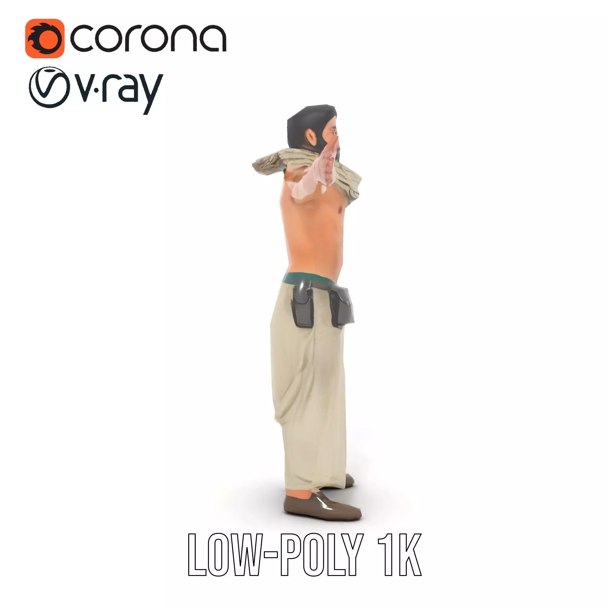 Desert Explorer model pack Low-poly 3D model_20