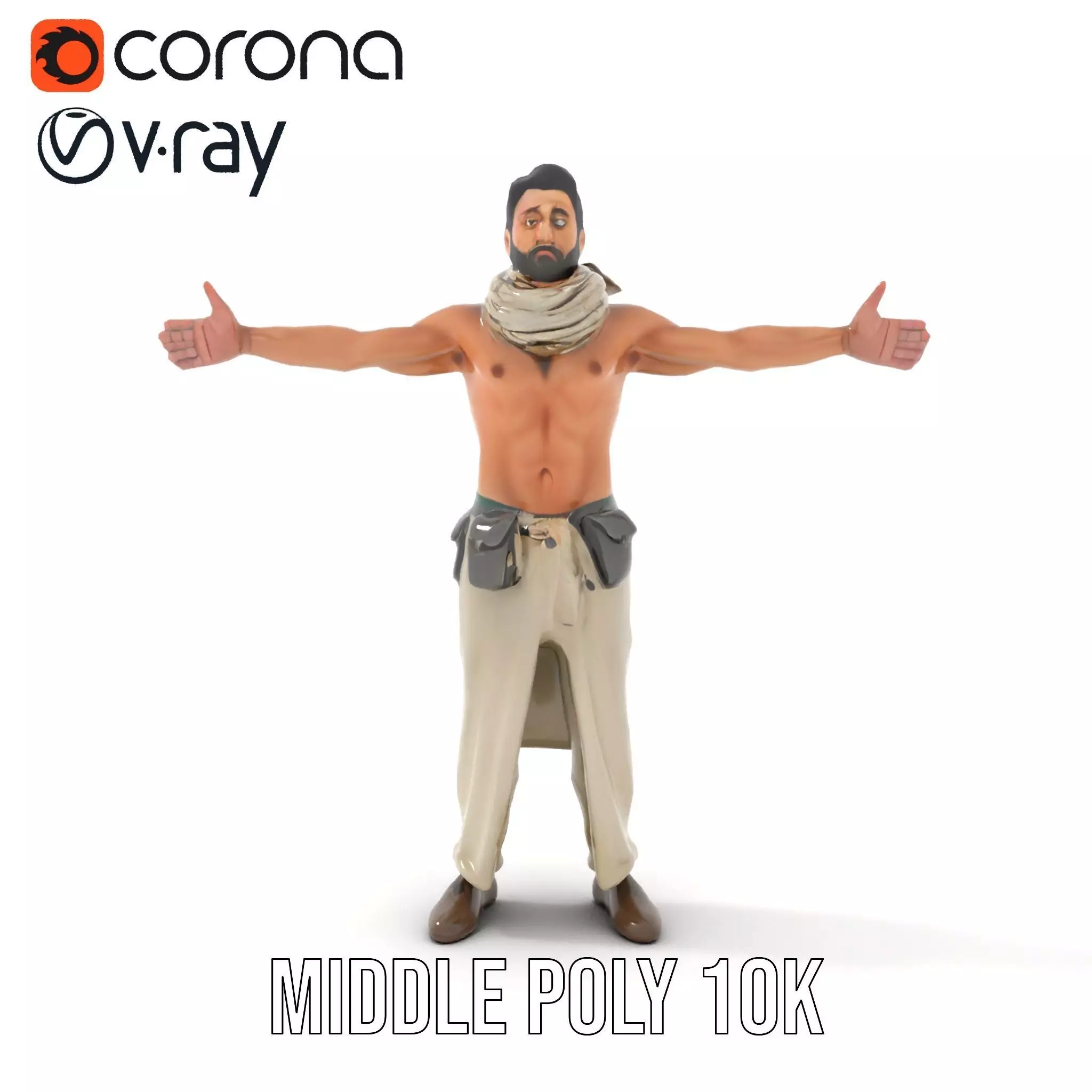 Desert Explorer model pack Low-poly 3D model_25