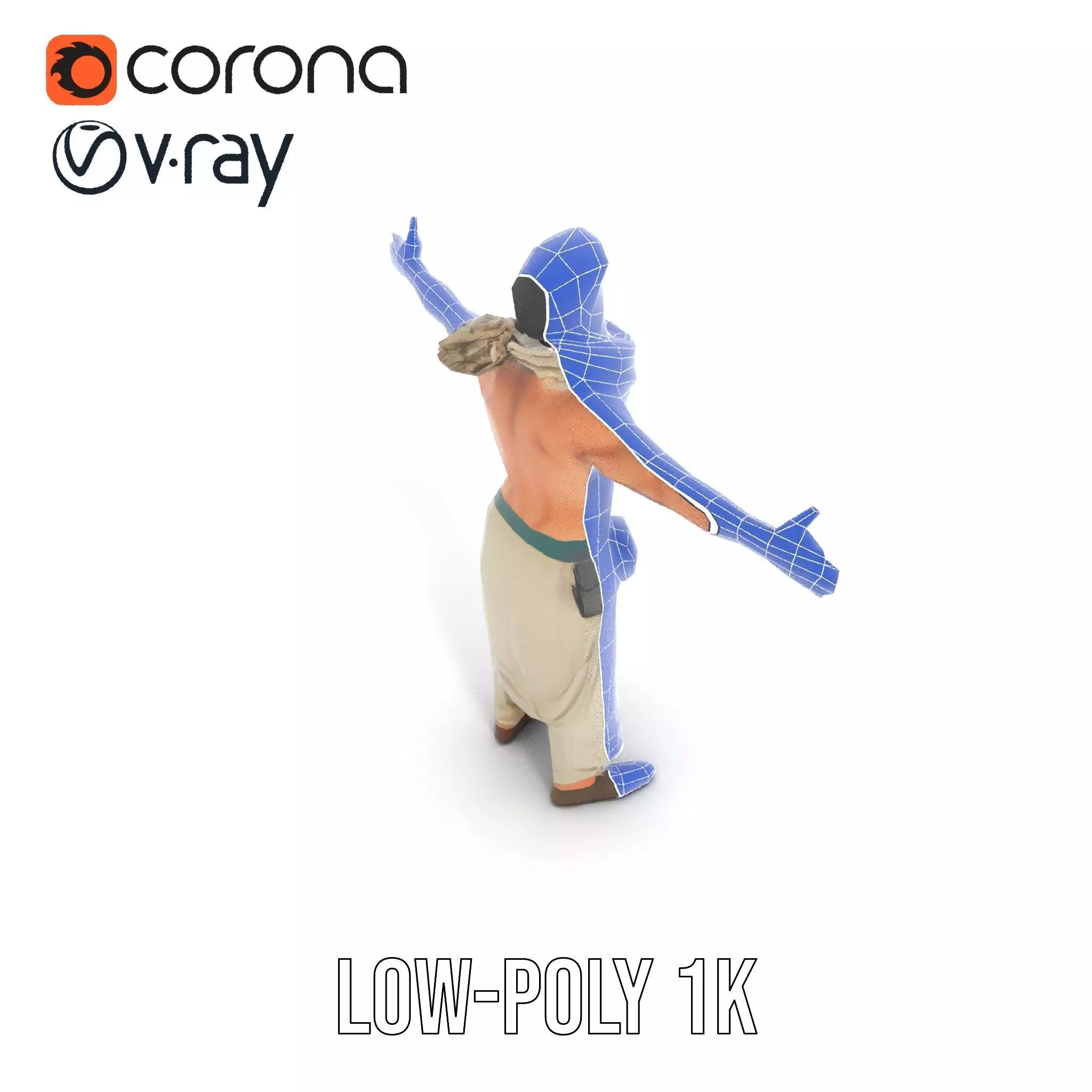 Desert Explorer model pack Low-poly 3D model_8