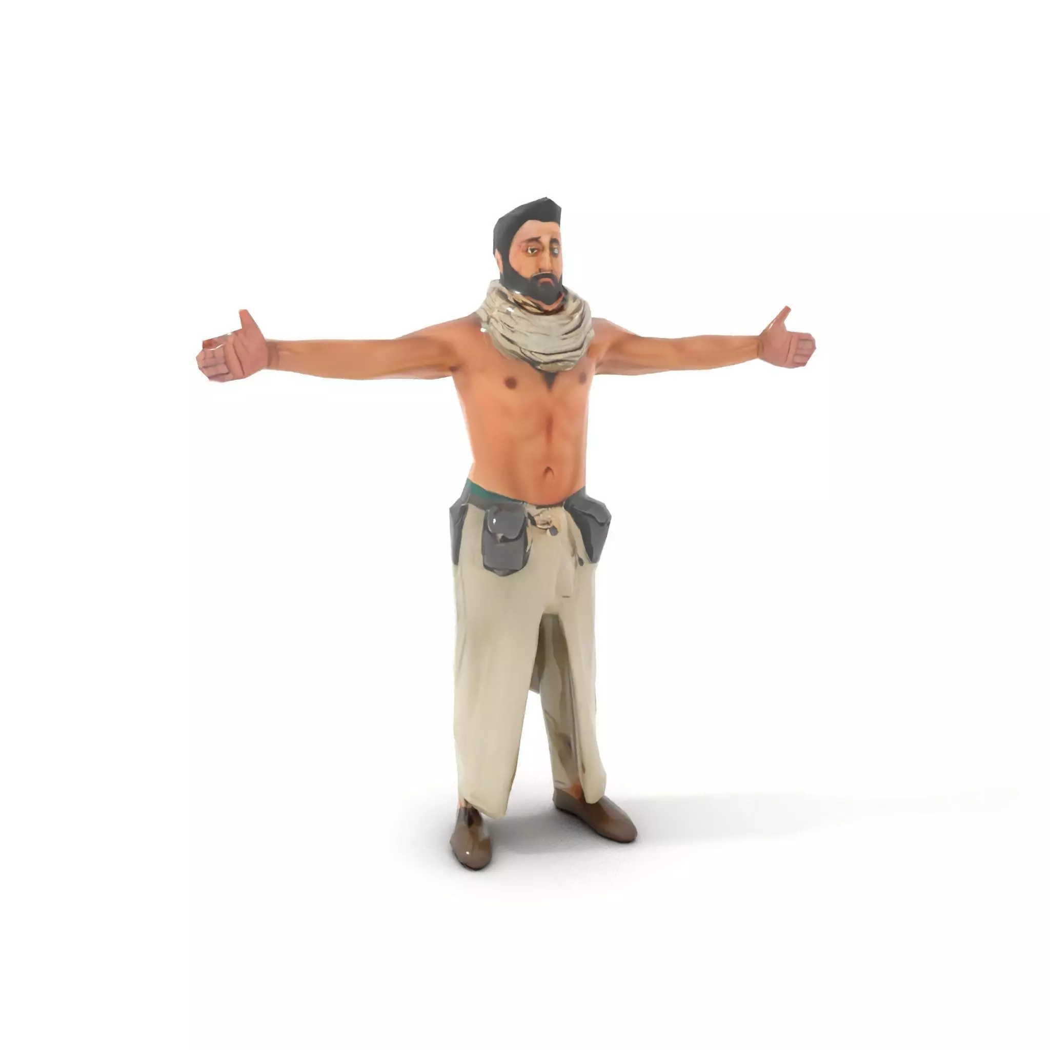 Desert Explorer model pack Low-poly 3D model_11