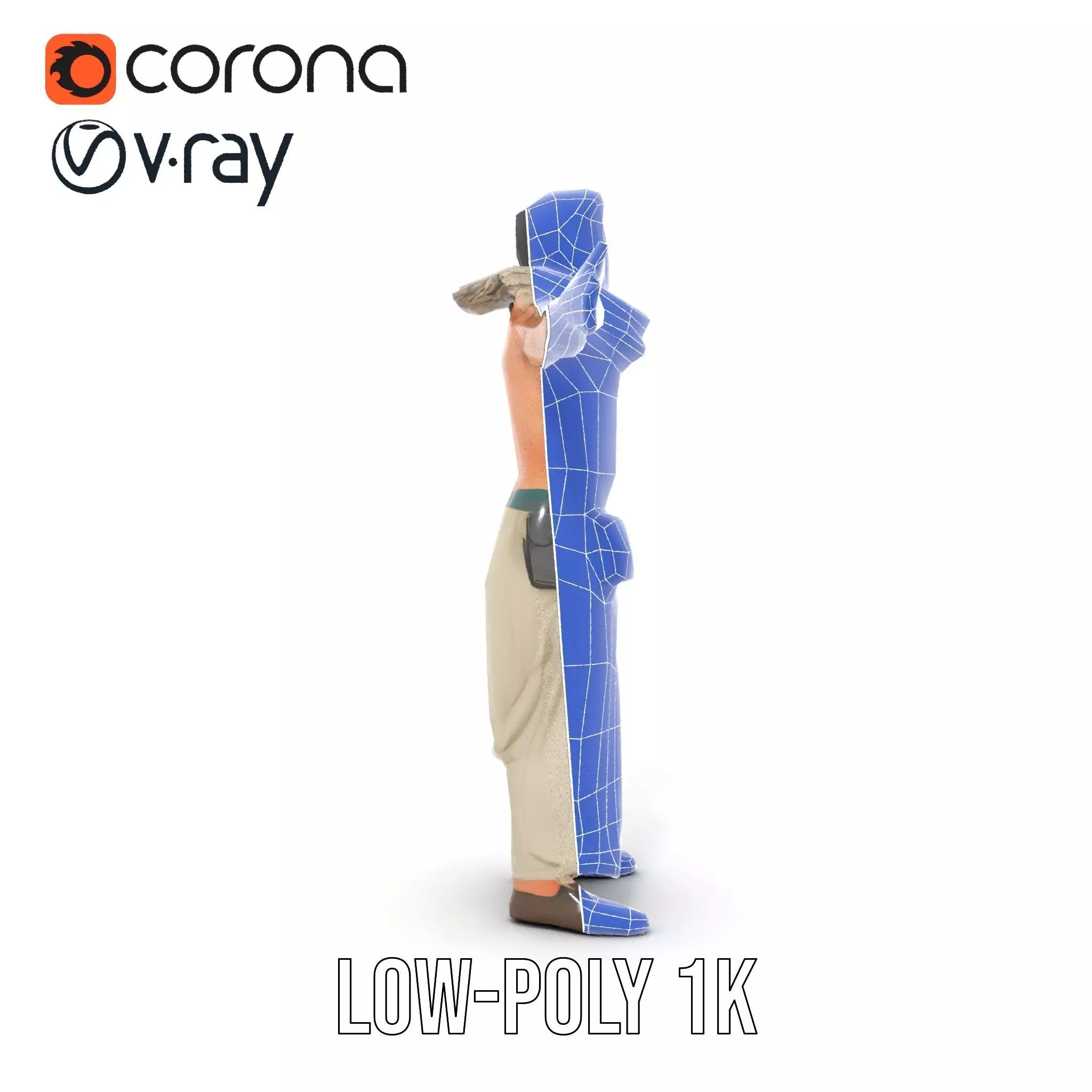 Desert Explorer model pack Low-poly 3D model_7