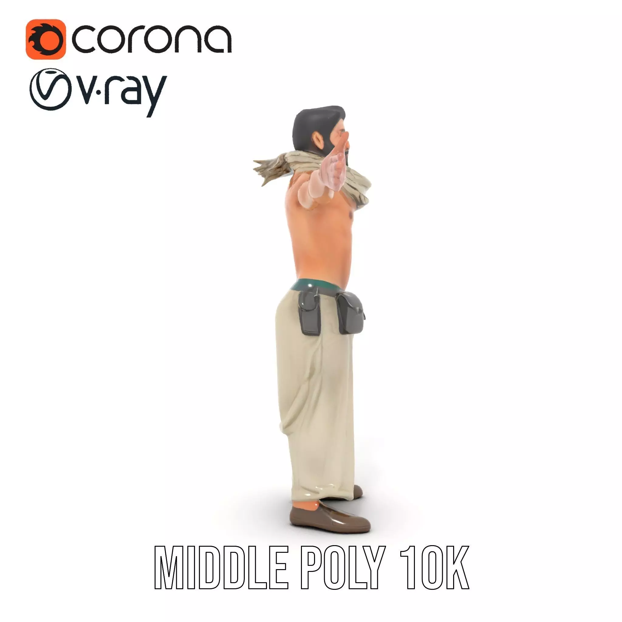 Desert Explorer model pack Low-poly 3D model_19