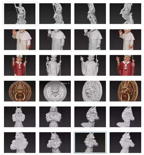 Mythic Guardians - Sacred Icons - Fantasy Sculpture Collection