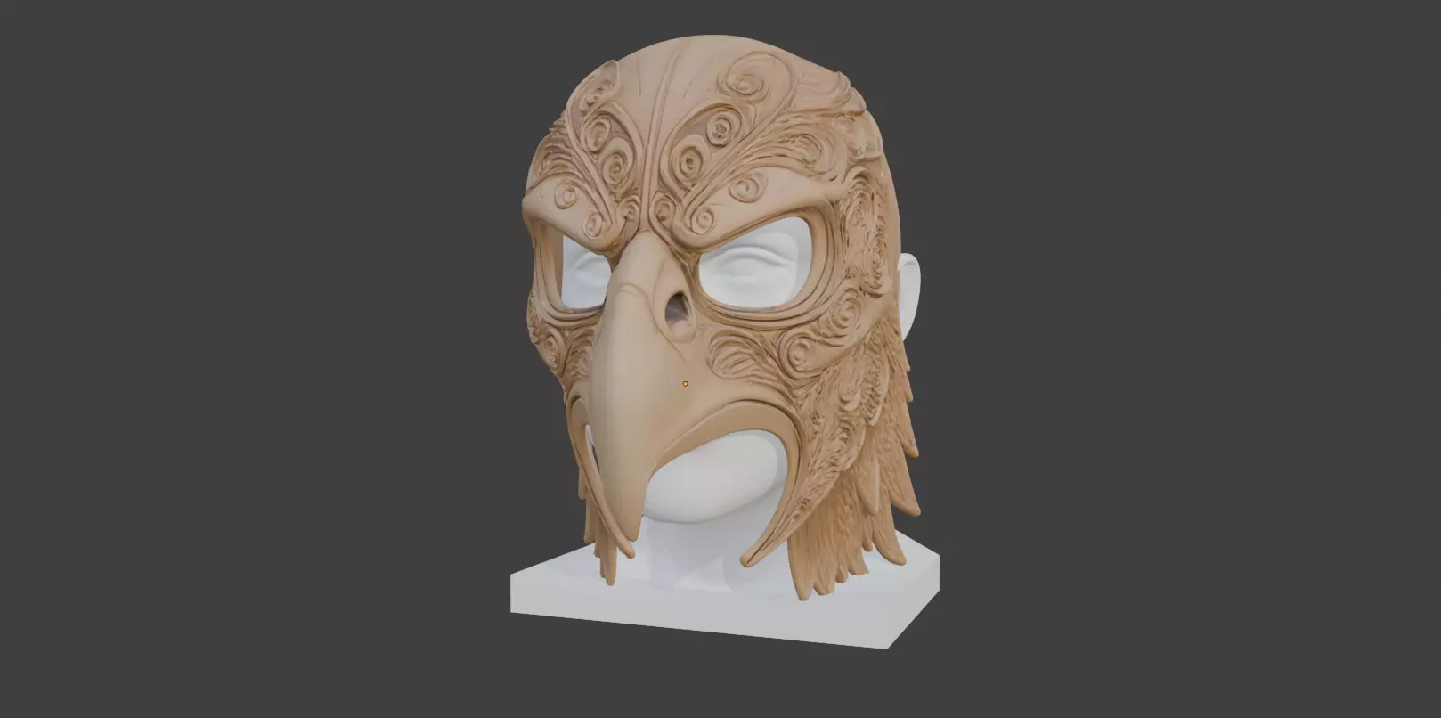 EAGLE FULL FACE MASK 3D print model