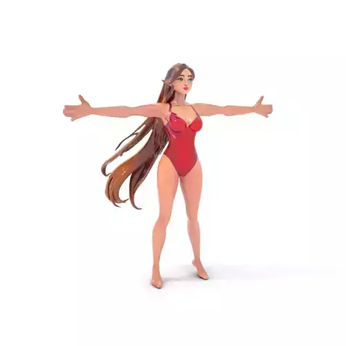 Dynamic Swimsuit Character model pack