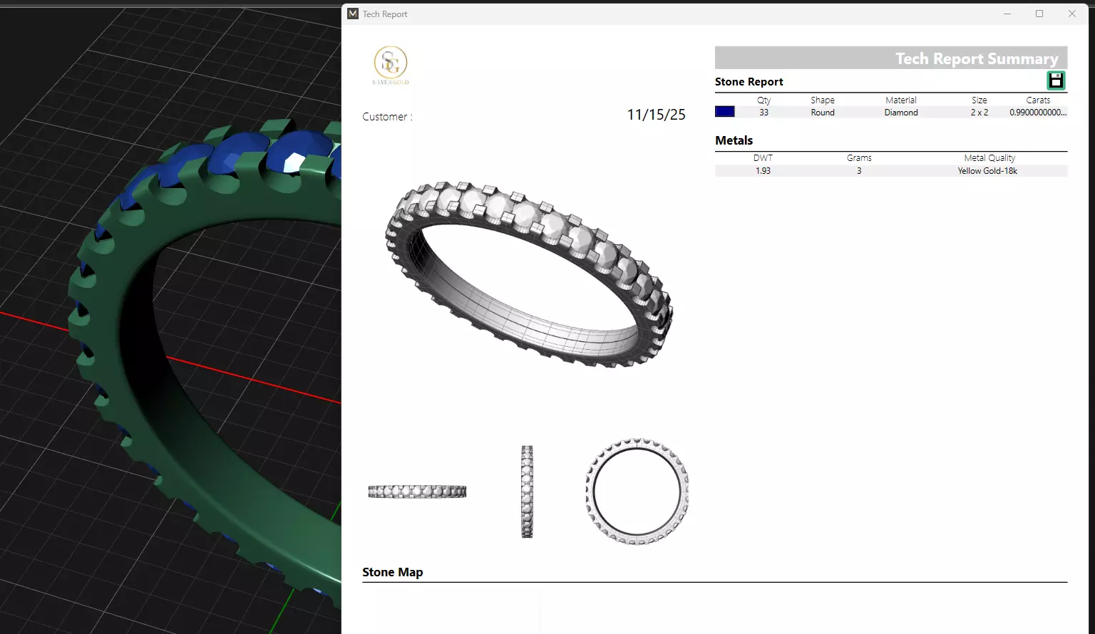 RING CHURRUMBELA HEAD ONE 3D print model_1