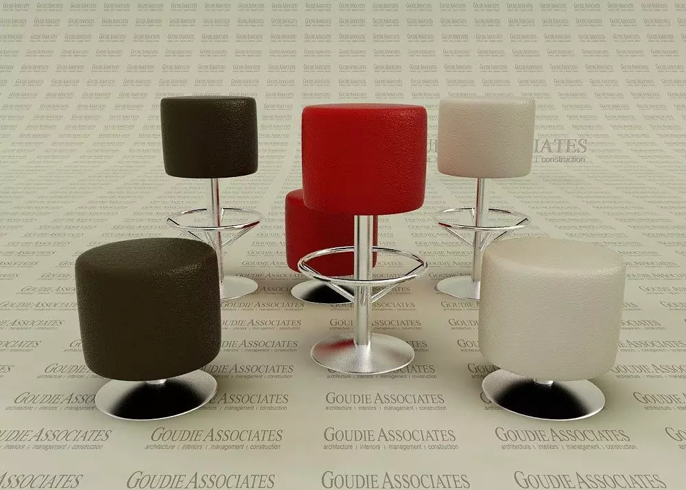 McDonald s Stool Dining Chair Signature Design 3D model