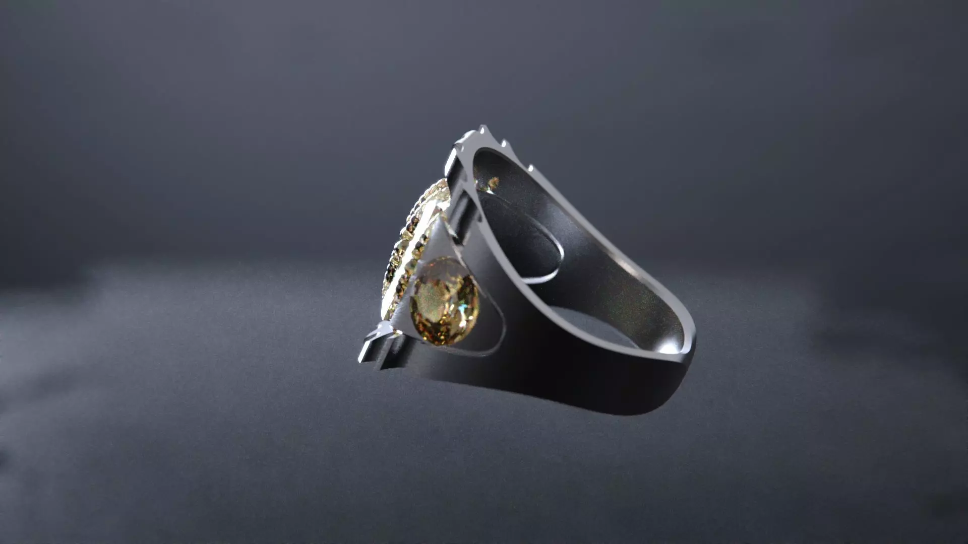 Crystal Geometry ring vol2 3D model_8