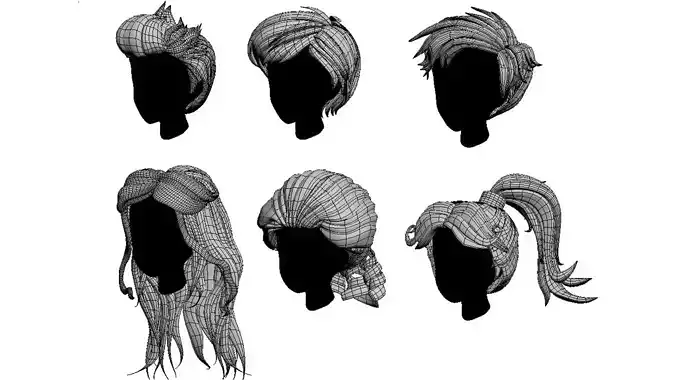Stylized Hair Factory V5