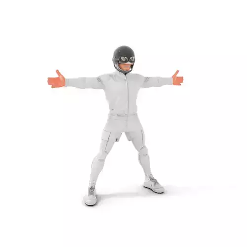 Futuristic White Suit model pack