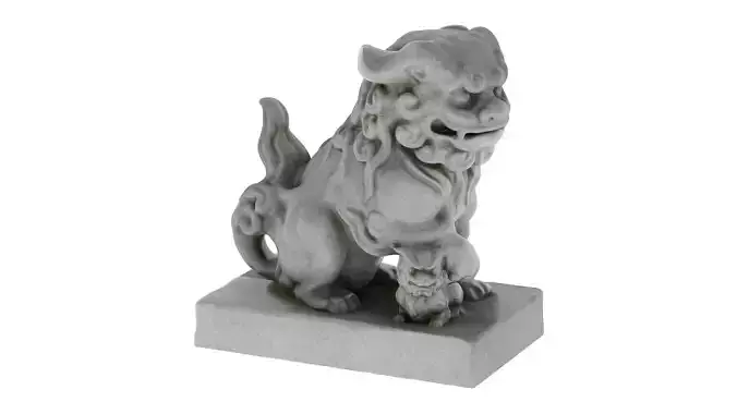 Komainu Statue