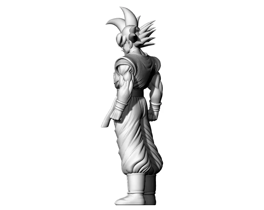 Goku Boy Art Designer Humans Anime Monsters 3D Print Models 3D print model