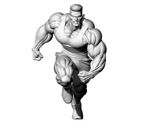 Runner Boy Anime Human 3d stl