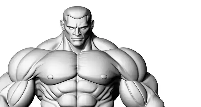 Man Iron Muscle Gym Fighter Bodybuilding 