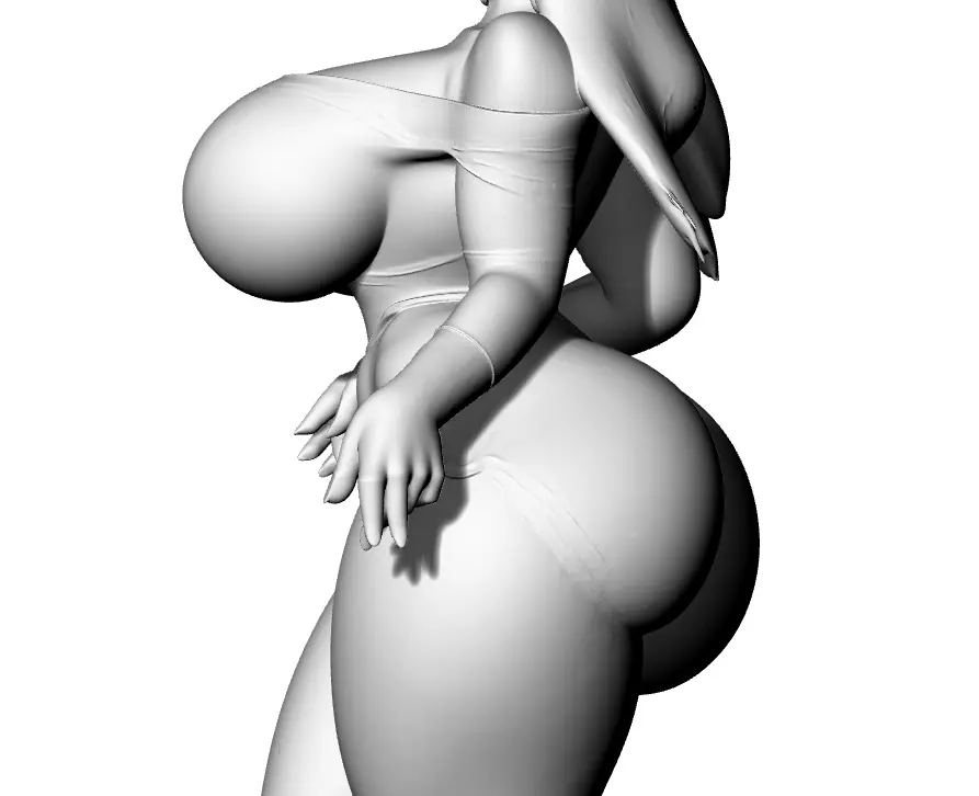 Art Women Sculptures Designer Animals Humans 3D print model_4