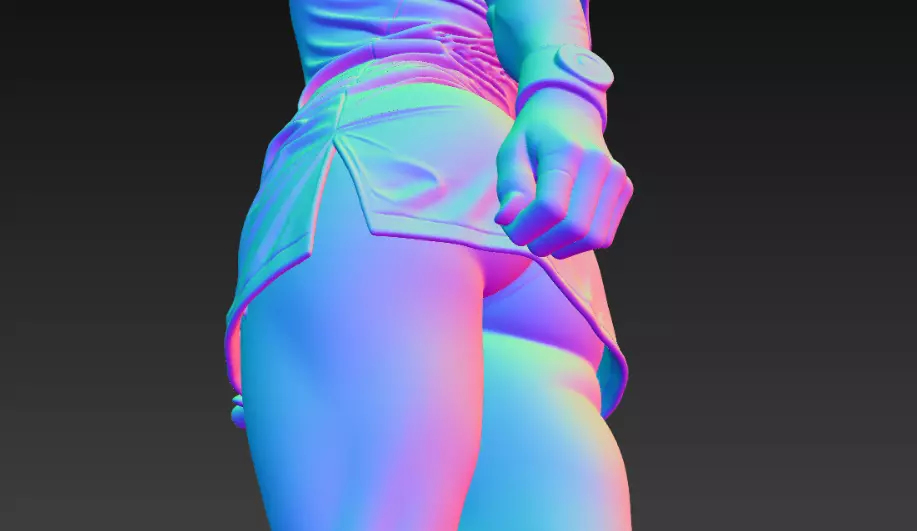 Art Women Sculptures Designer Animals Humans 3D print model_2